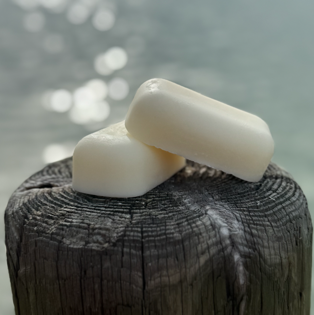Saltwater Citrus tallow soap bar with bergamot tangerine eucalyptus scent