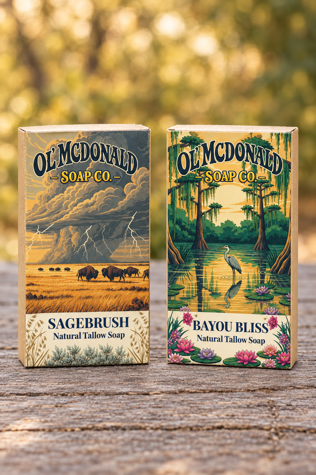 Sagebrush and Bayou Bliss weathered wood bundle